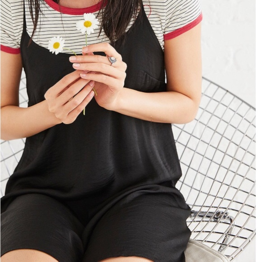 aerie slip on silk dress